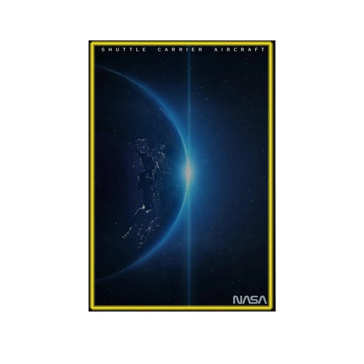 Wall Display Frame Compatible with LEGO Shuttle Carrier Aircraft 10360 - brickzonehub