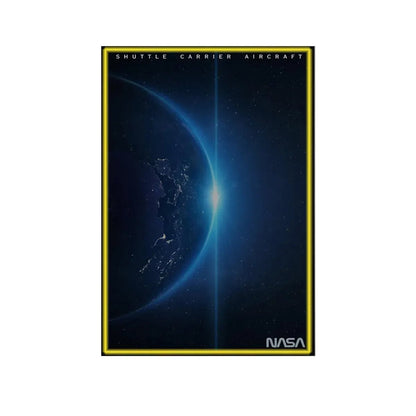 Wall Display Frame Compatible with LEGO Shuttle Carrier Aircraft 10360 - brickzonehub