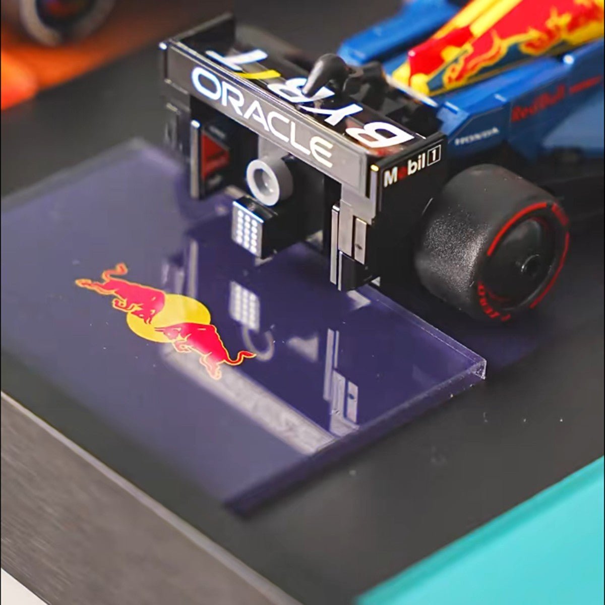 Wall-Mounted Display Frame Compatible with LEGO® Speed Champions F1 Series