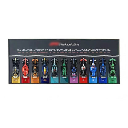 Wall Display Frame Compatible with LEGO® Speed Champions F1 Collection – 11 Cars Edition