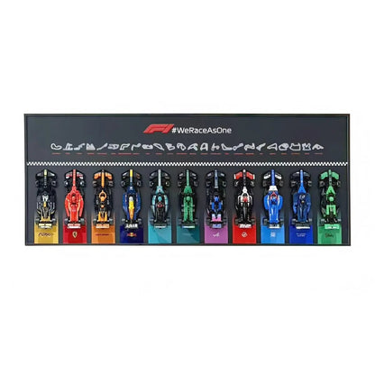 Wall Display Frame Compatible with LEGO® Speed Champions F1 Collection – 11 Cars Edition - brickzonehub