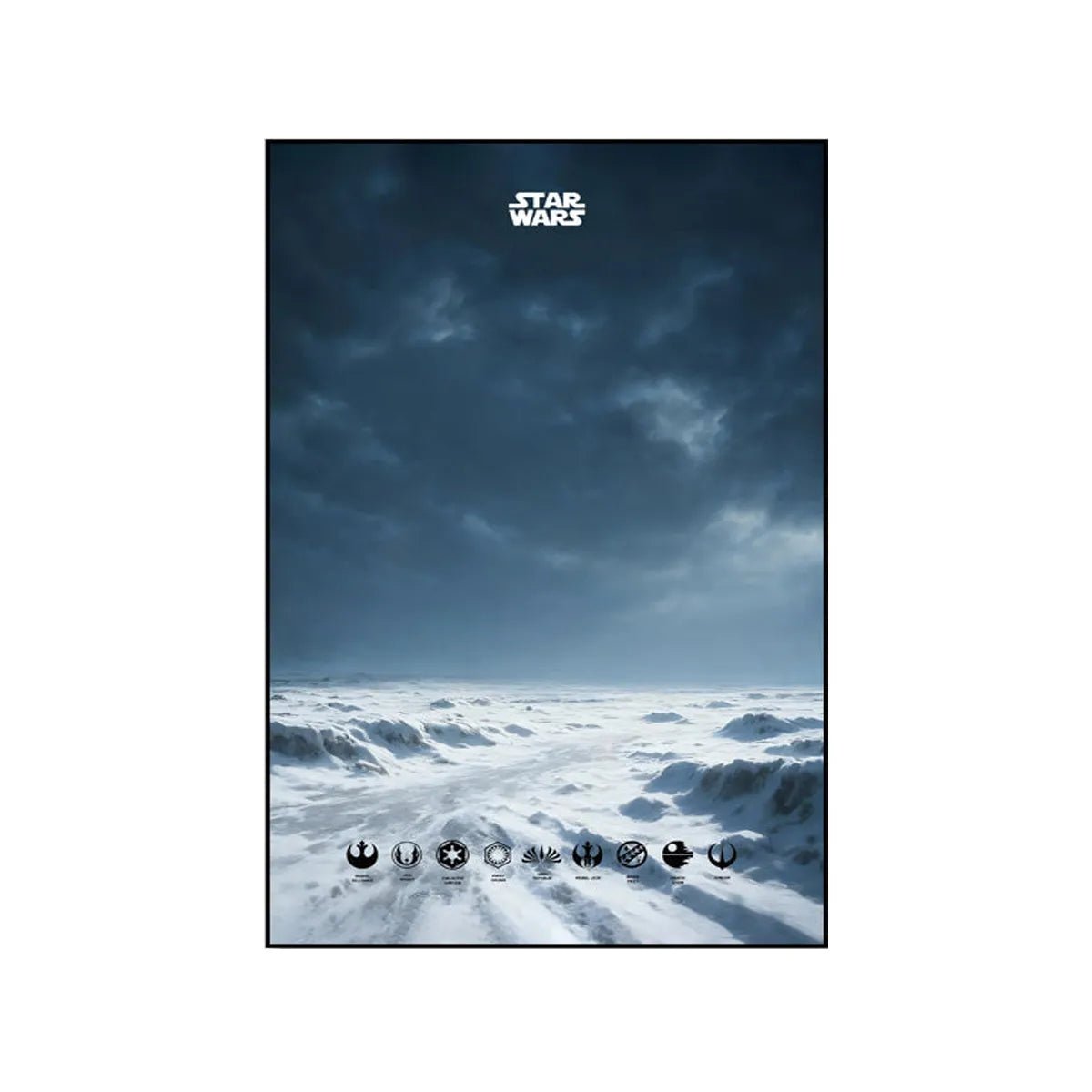 Wall Display Frame Compatible with LEGO® Star Wars™ AT - AT Walker 75288 Style A - brickzonehub