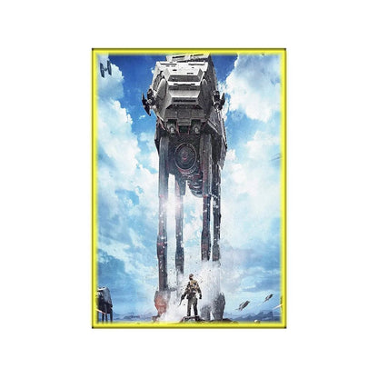 Wall Display Frame Compatible with LEGO® Star Wars™ AT - AT Walker 75288 Style B - brickzonehub