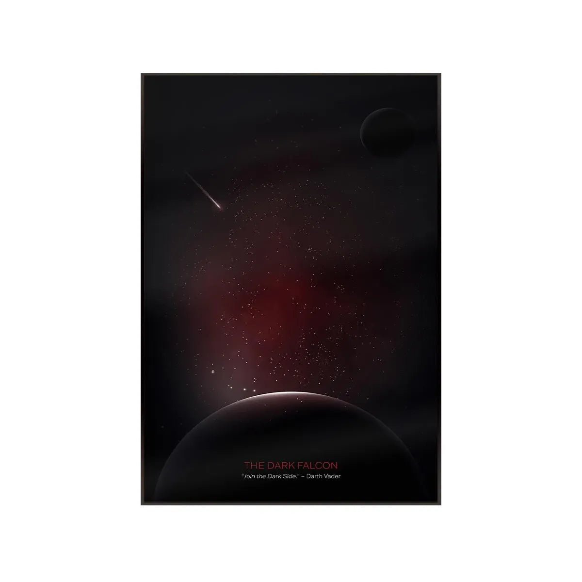 Wall Display Frame Compatible with Lego® Star Wars™ Millennium Falcon™ 75389 Style B - brickzonehub