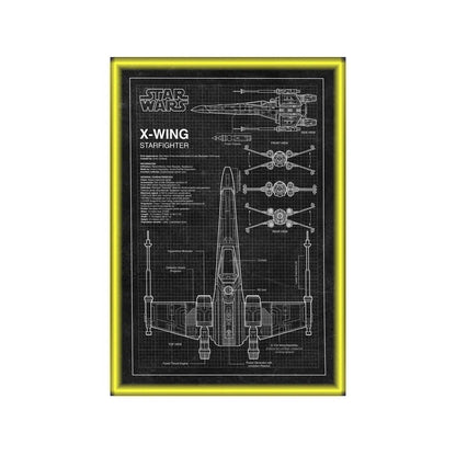 Display-Wandhalterung für LEGO® 75355 Star Wars™ T-65 X-Wing