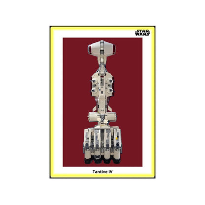Wall Display Frame Compatible with LEGO® Star Wars™ Tantive IV™ 75244 Style A - brickzonehub