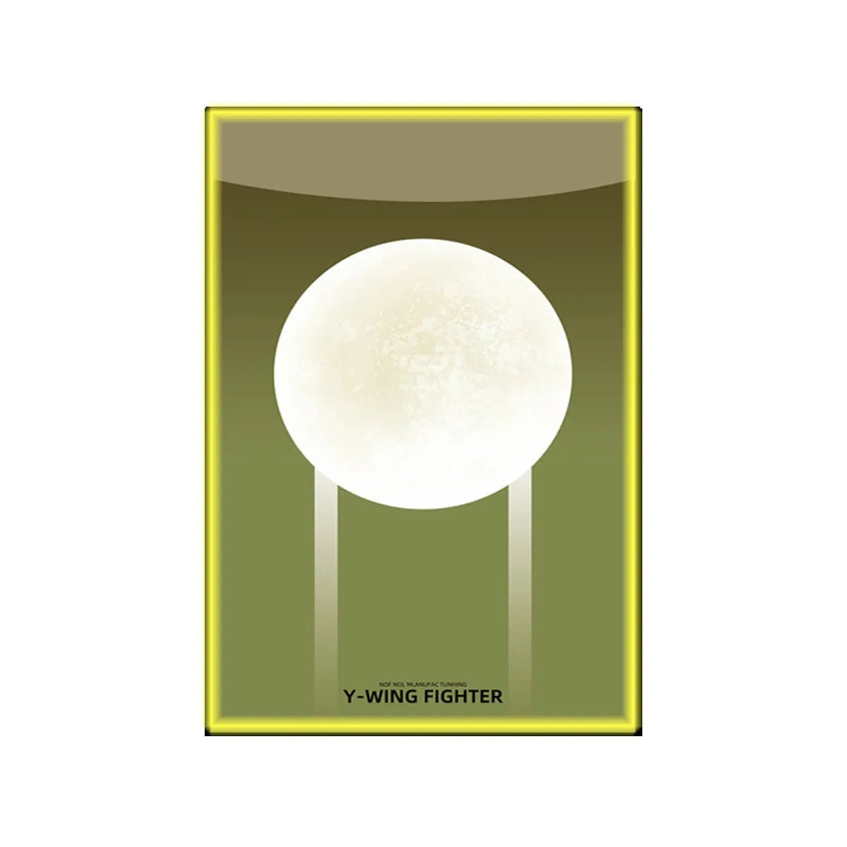 Wall Display Frame Compatible with LEGO® Star Wars™ Y - Wing Starfighter™ 75181 Style A - brickzonehub