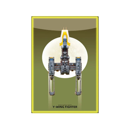 Wall Display Frame Compatible with LEGO® Star Wars™ Y - Wing Starfighter™ 75181 Style A - brickzonehub