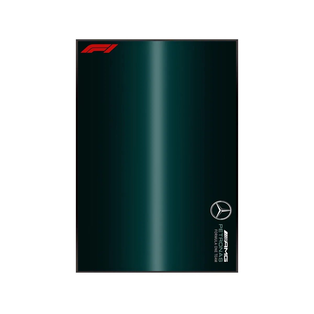 Wall Display Frame Compatible with LEGO® Technic AMG F1 W14 42171 Style E - brickzonehub