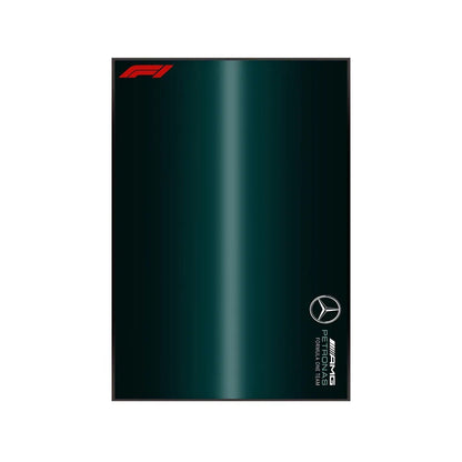 Wall Display Frame Compatible with LEGO® Technic AMG F1 W14 42171 Style E - brickzonehub