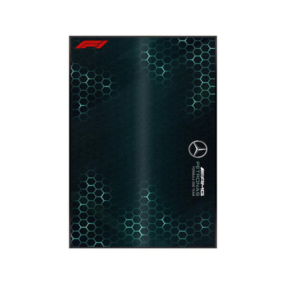 Wall Display Frame Compatible with LEGO® Technic AMG F1 W14 42171 Style I - brickzonehub