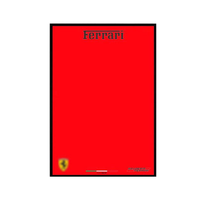 Wall Display Frame Compatible with LEGO® Technic™ Ferrari Daytona SP3 42143 Style C - brickzonehub
