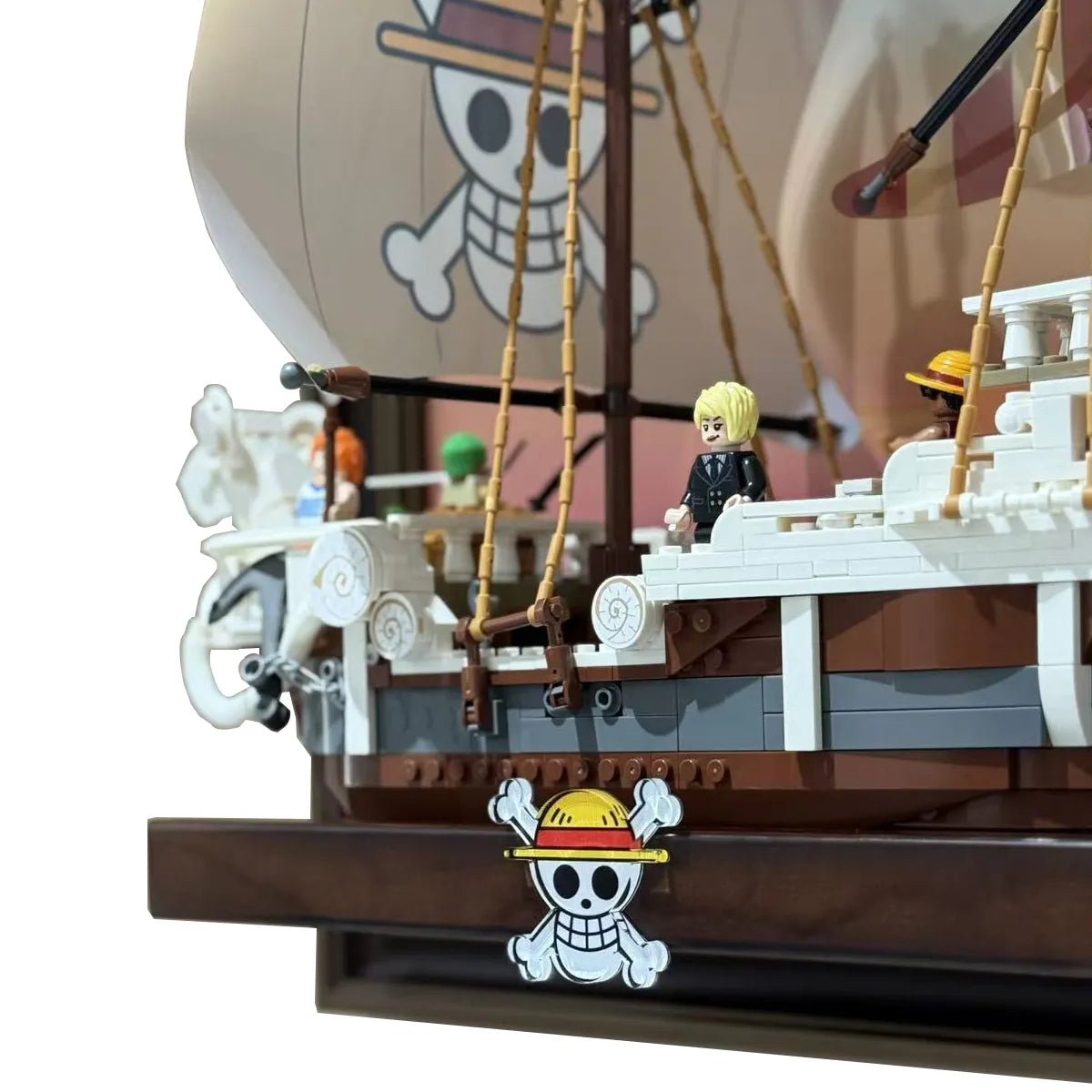 Wall Display Frame Compatible with LEGO® The Going Merry Pirate Ship 75639 - brickzonehub