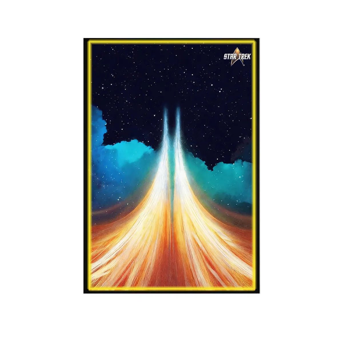 Wall Display Frame Compatible with LEGO® USS Enterprise NCC - 1701 - D™ 10365 Style A - brickzonehub