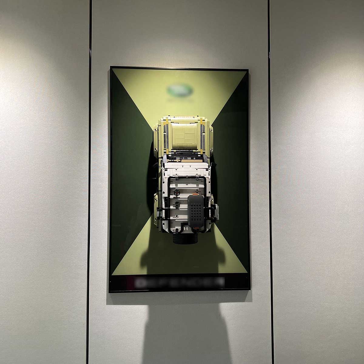 Wall Display Frame for Lego® 42110 Land Rover Defender - brickzonehub