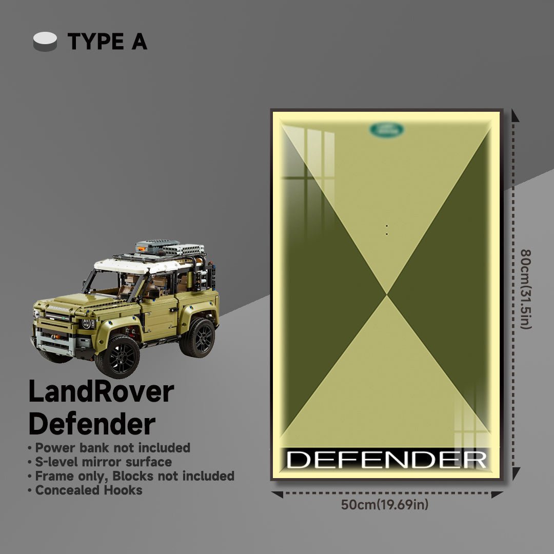 Wall Display Frame for Lego® 42110 Land Rover Defender - brickzonehub