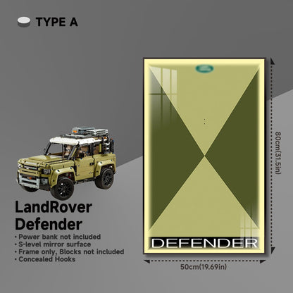 Wall Display Frame for Lego® 42110 Land Rover Defender - brickzonehub