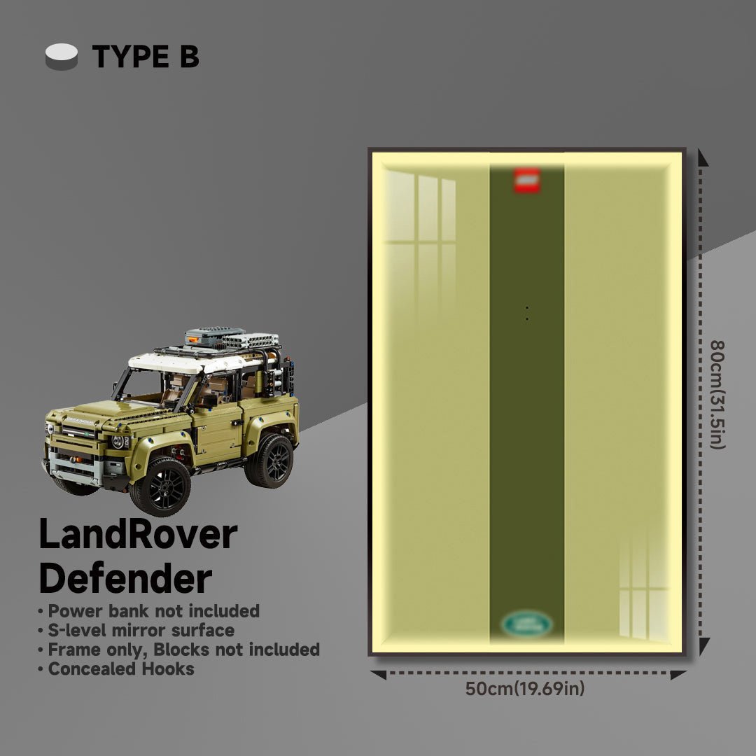 Wall Display Frame for Lego® 42110 Land Rover Defender - brickzonehub