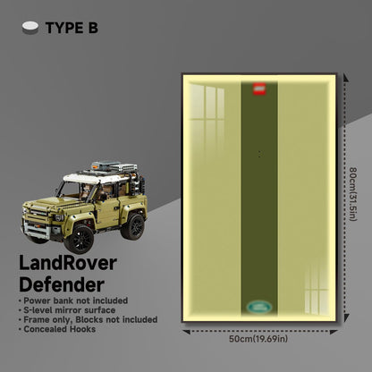 Wall Display Frame for Lego® 42110 Land Rover Defender - brickzonehub