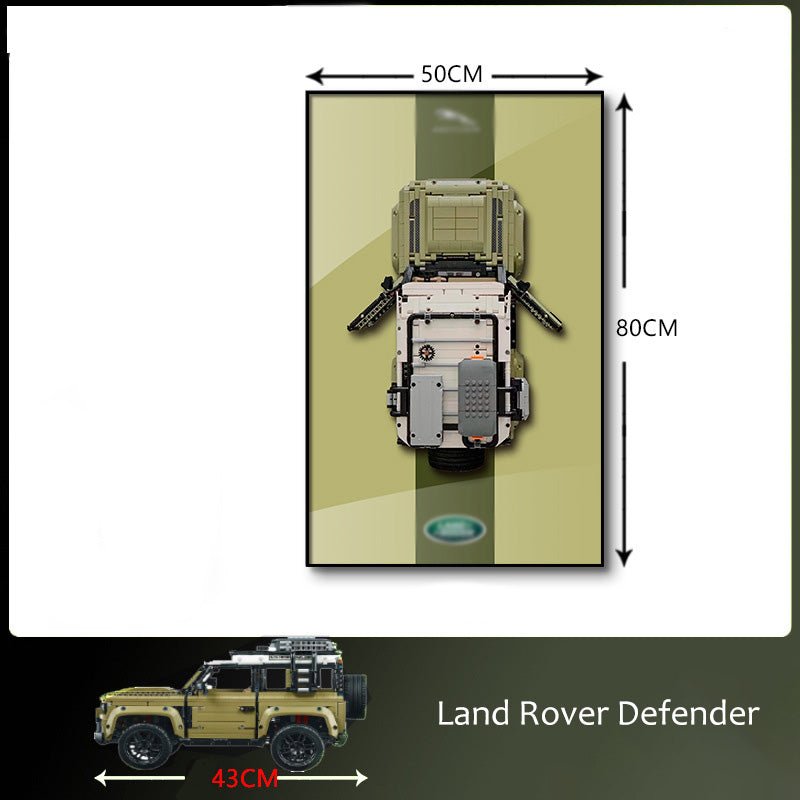 Wall Display Frame for Lego® 42110 Land Rover Defender - brickzonehub