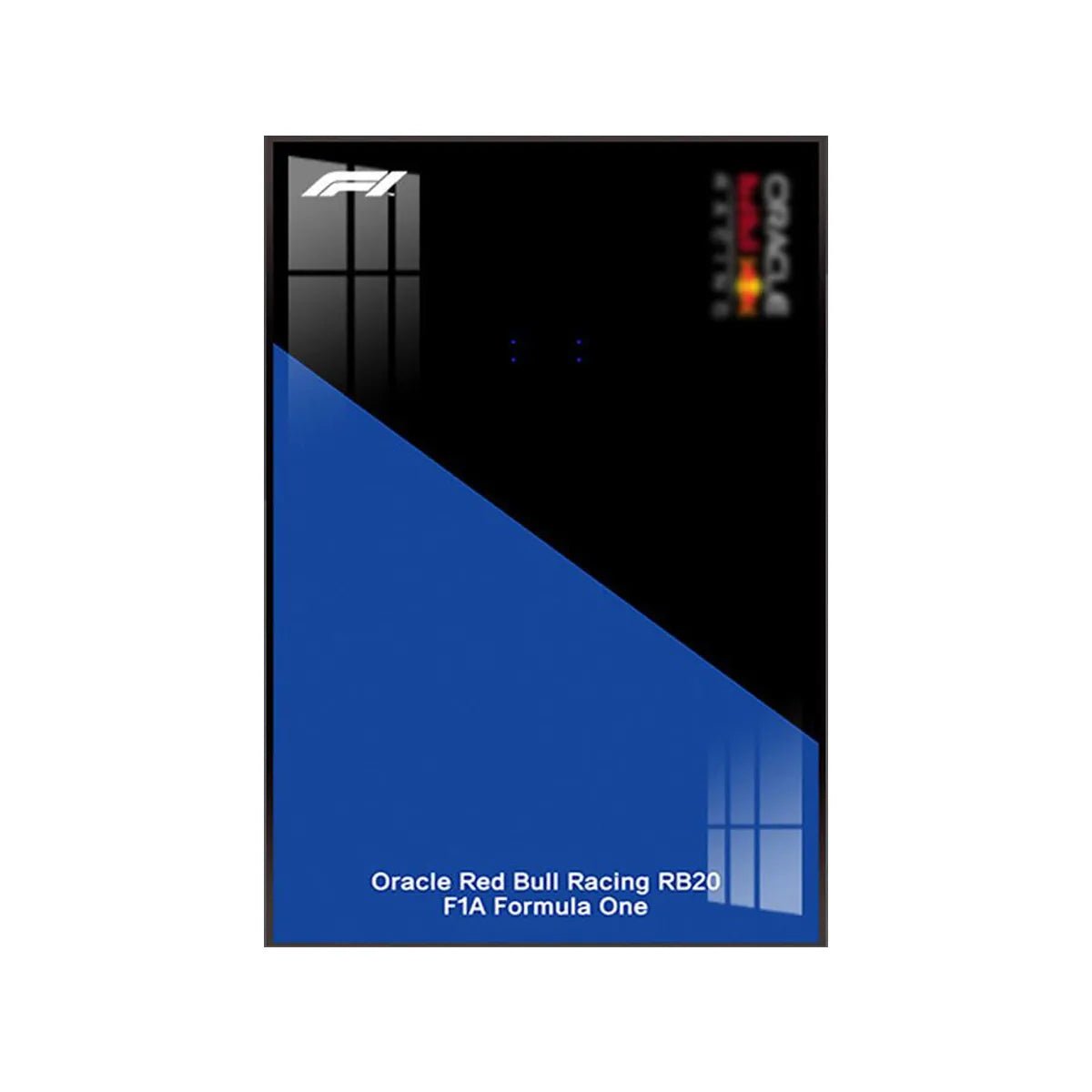 Wall Display Frame for LEGO® 42206 Red Bull RB20 - brickzonehub