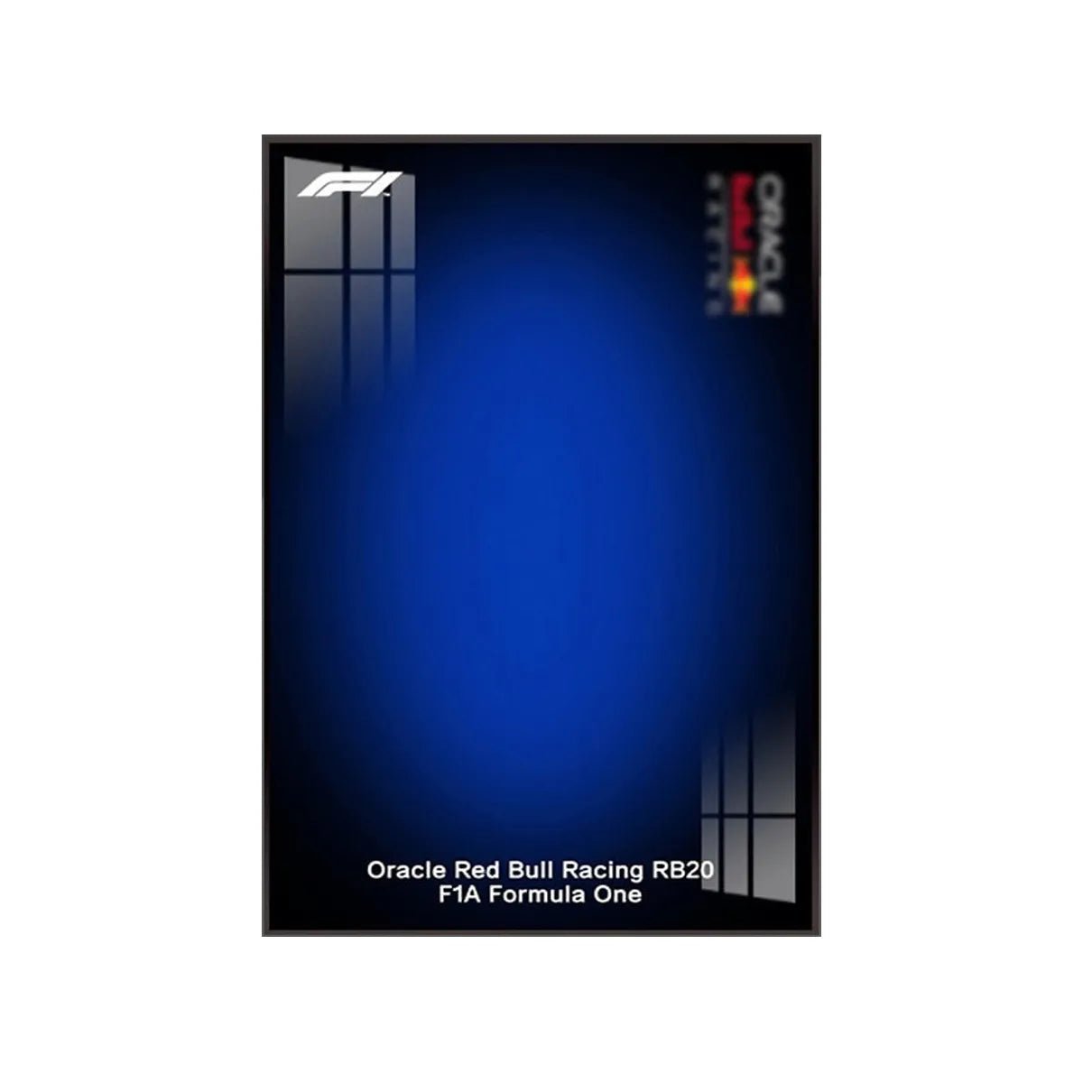 Wall Display Frame for LEGO® 42206 Red Bull RB20 - brickzonehub