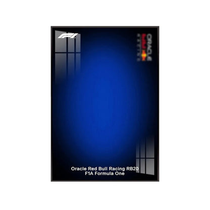 Wall Display Frame for LEGO® 42206 Red Bull RB20 - brickzonehub