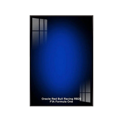 Wall Display Frame for LEGO® 42206 Red Bull RB20 - brickzonehub