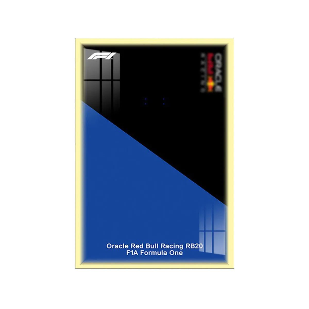 Wall Display Frame for LEGO® 42206 Red Bull RB20 - brickzonehub