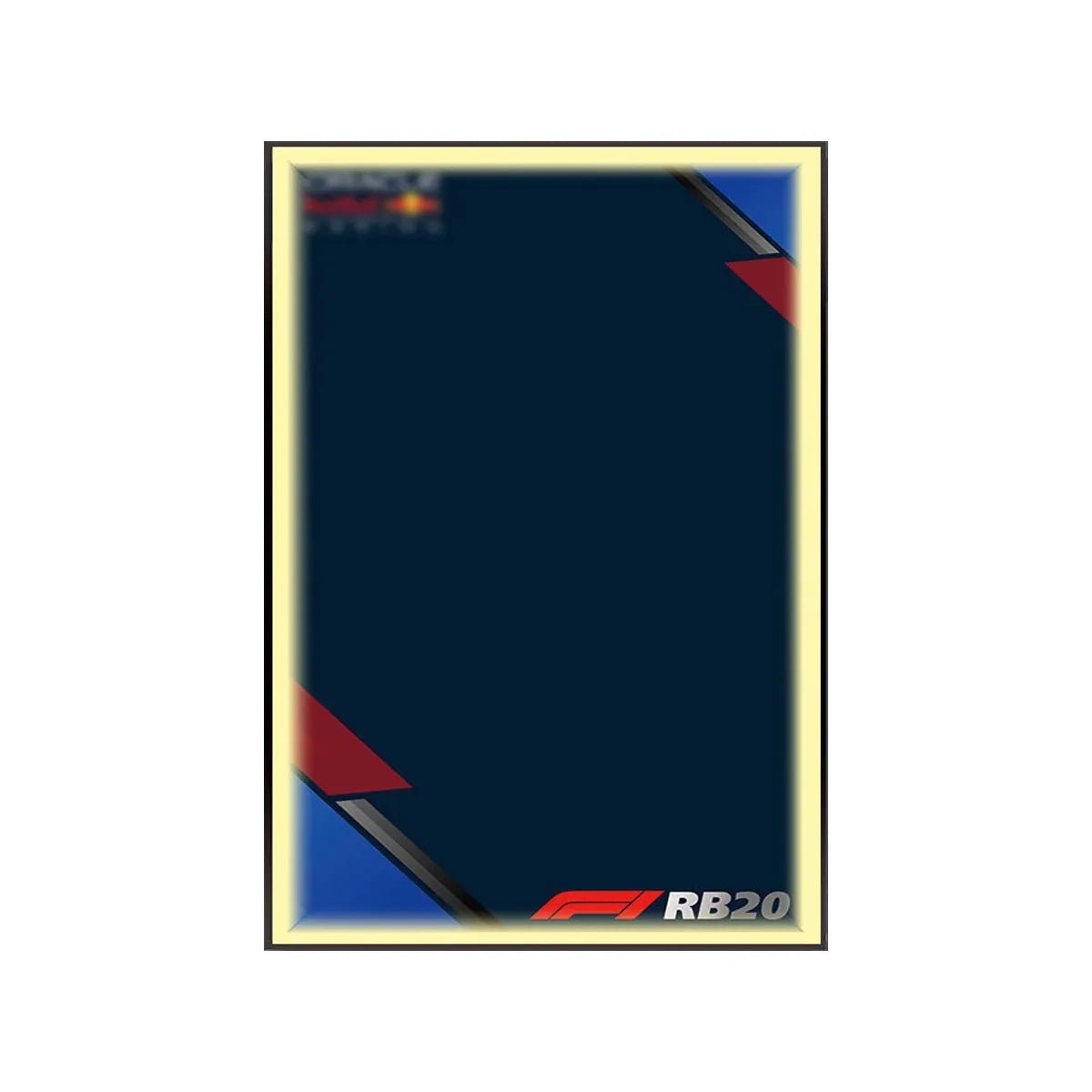 Wall Display Frame for LEGO® 42206 Red Bull RB20 - brickzonehub