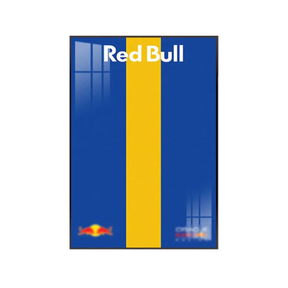 Wall Display Frame for LEGO® 42206 Red Bull RB20 - brickzonehub