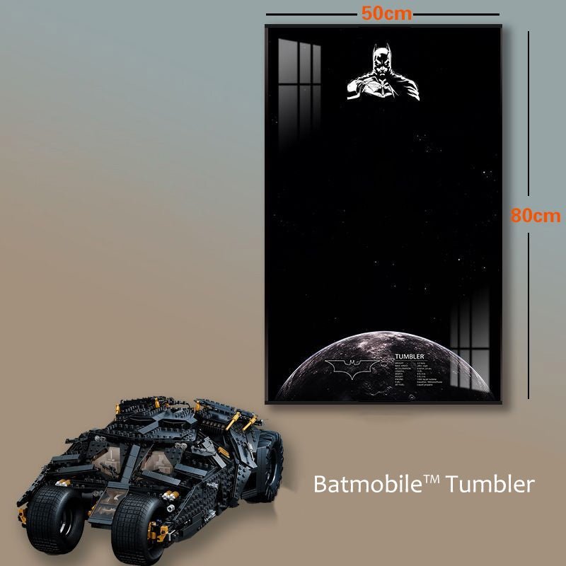 Wall Display Frame for Lego® Batmobile Tumbler - brickzonehub