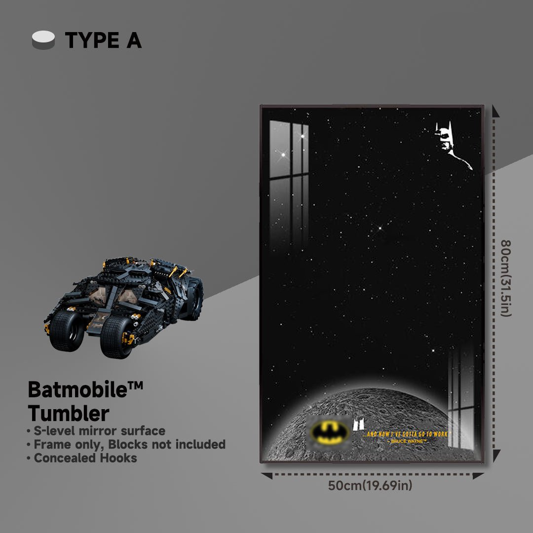 Wall Display Frame for Lego® Batmobile Tumbler - brickzonehub