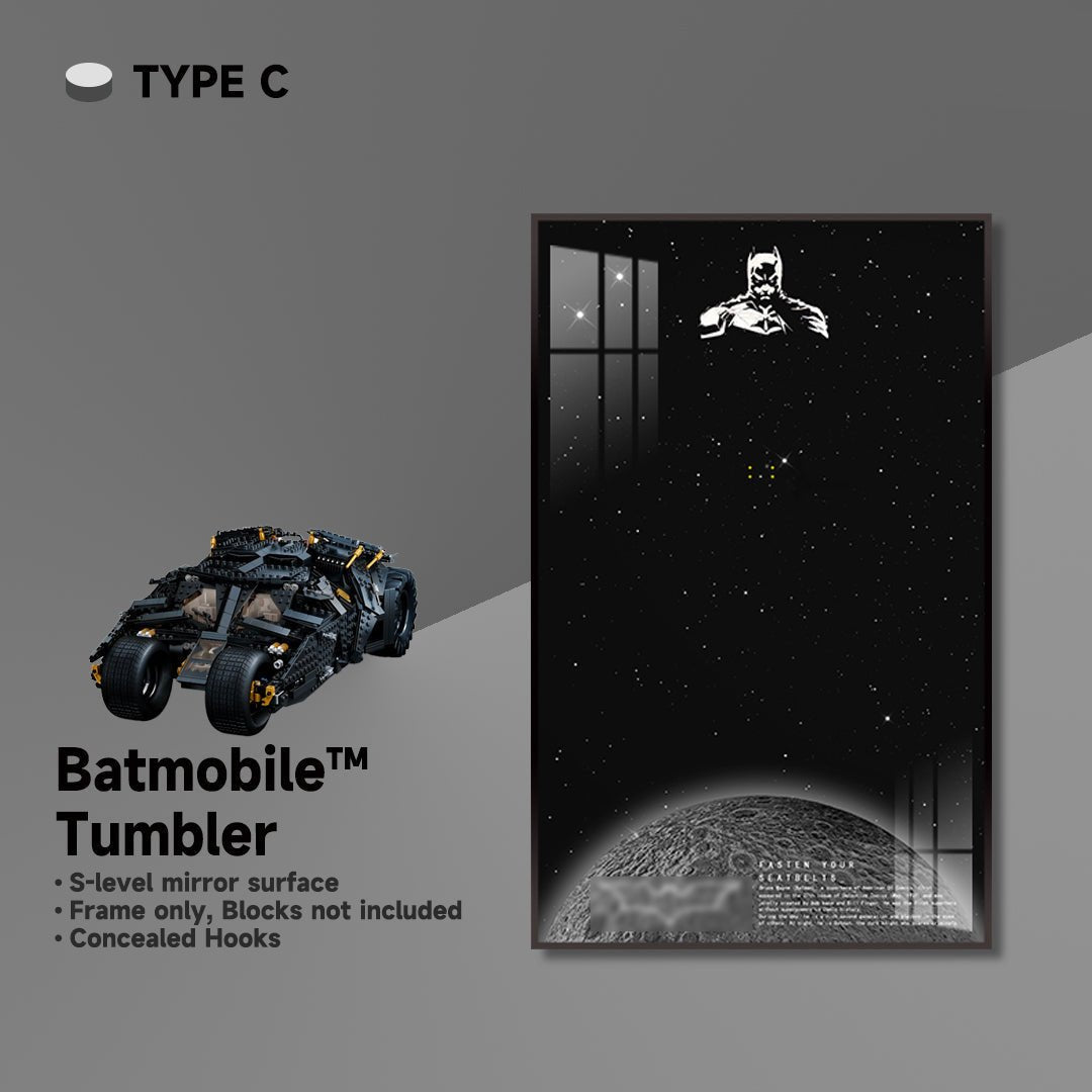 Wall Display Frame for Lego® Batmobile Tumbler - brickzonehub