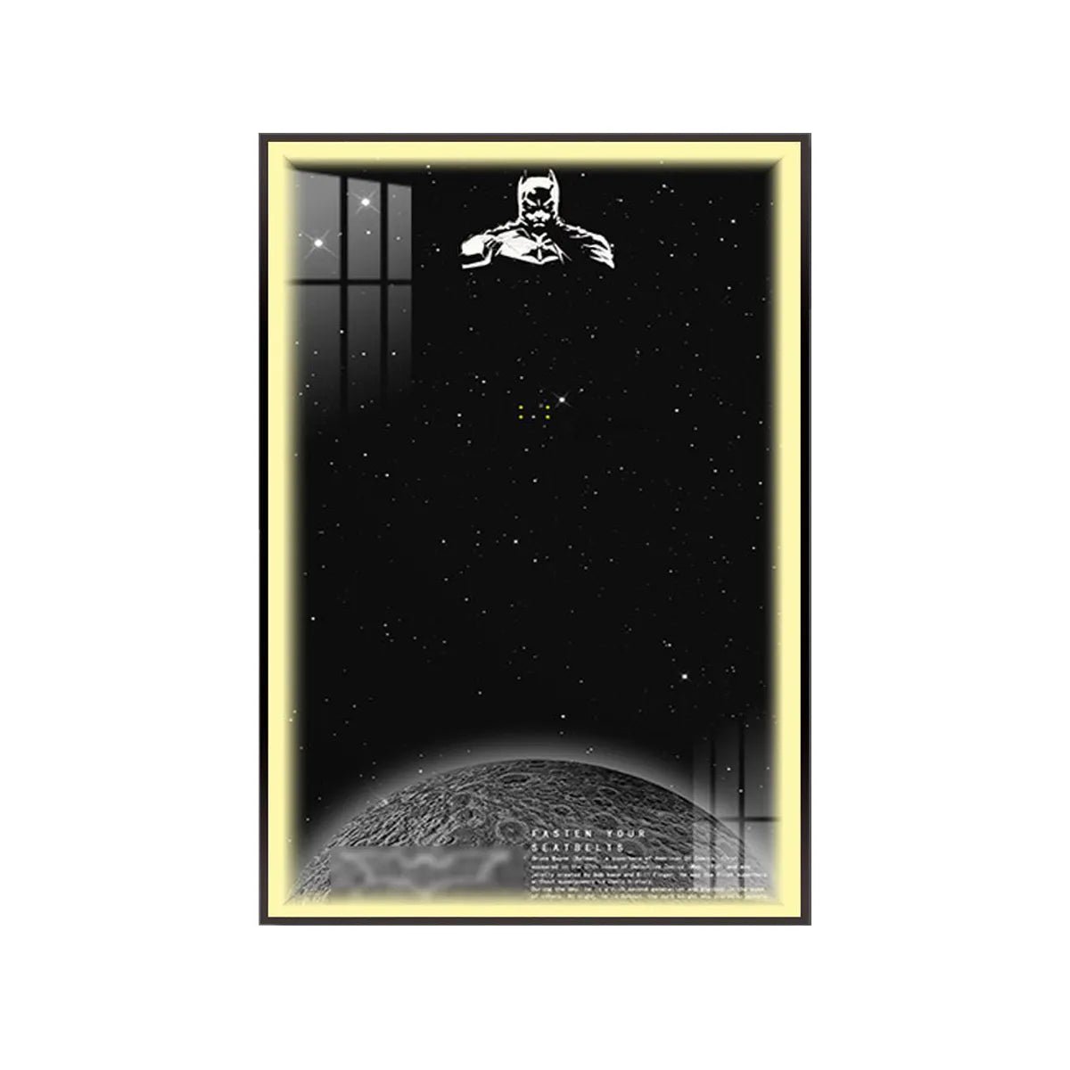 Wall Display Frame for Lego® Batmobile Tumbler（76240） - brickzonehub