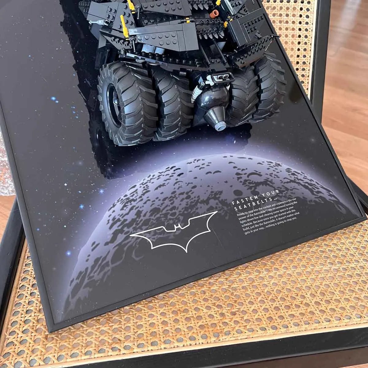 Wall Display Frame for Lego® Batmobile Tumbler（76303） - brickzonehub