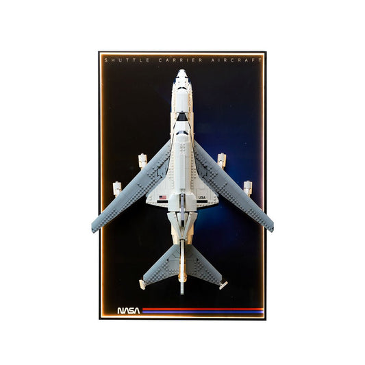 Wall Display Frame for LEGO NASA Shuttle Carrier （10360） - brickzonehub
