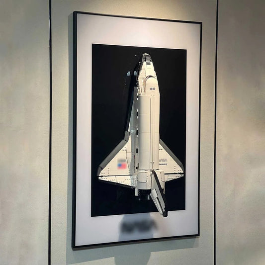 Wall Display Frame for Lego® NASA Space Shuttle Discovery 10283 - brickzonehub