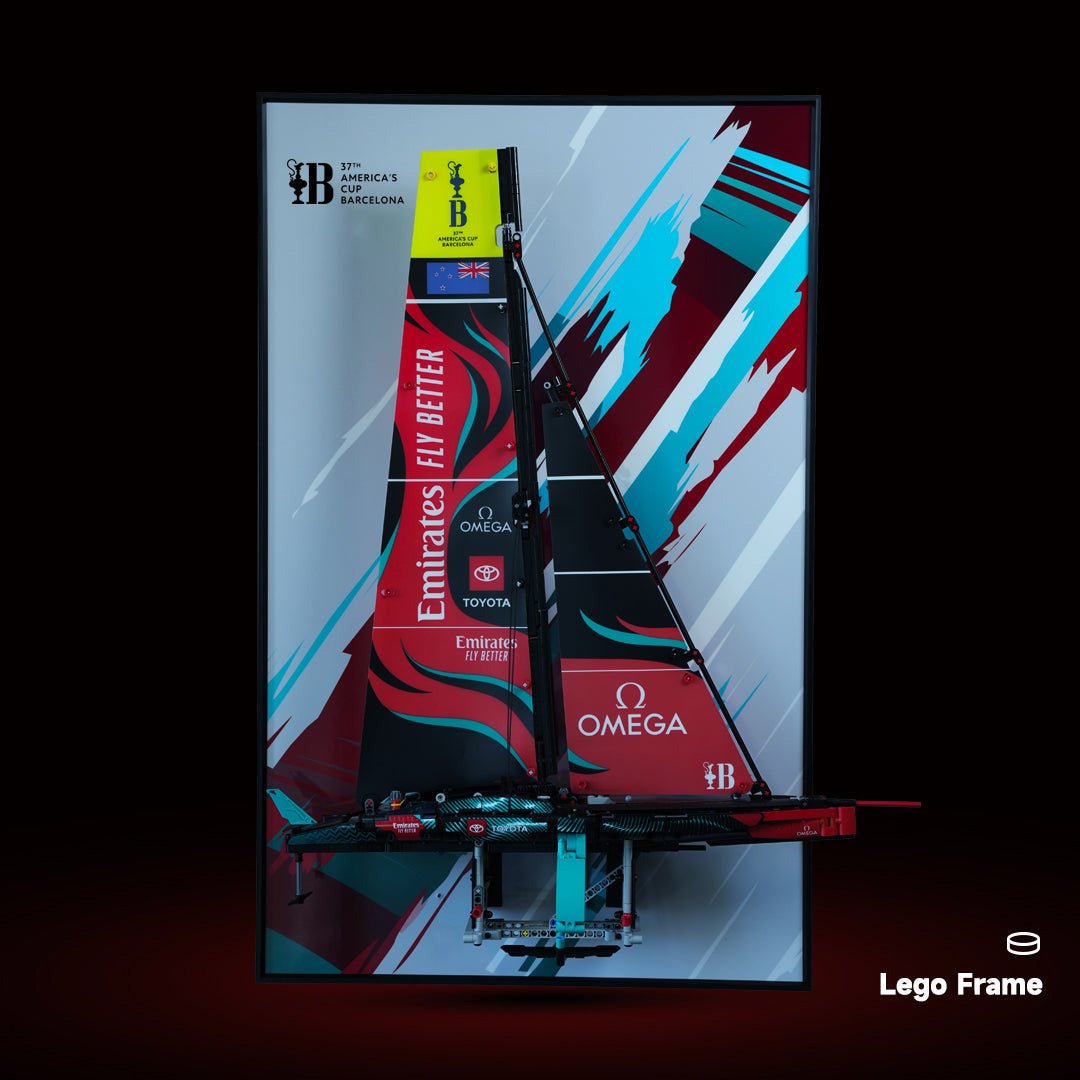 Wall Frame Display for Lego® Emirates Team New Zealand Boat - brickzonehub