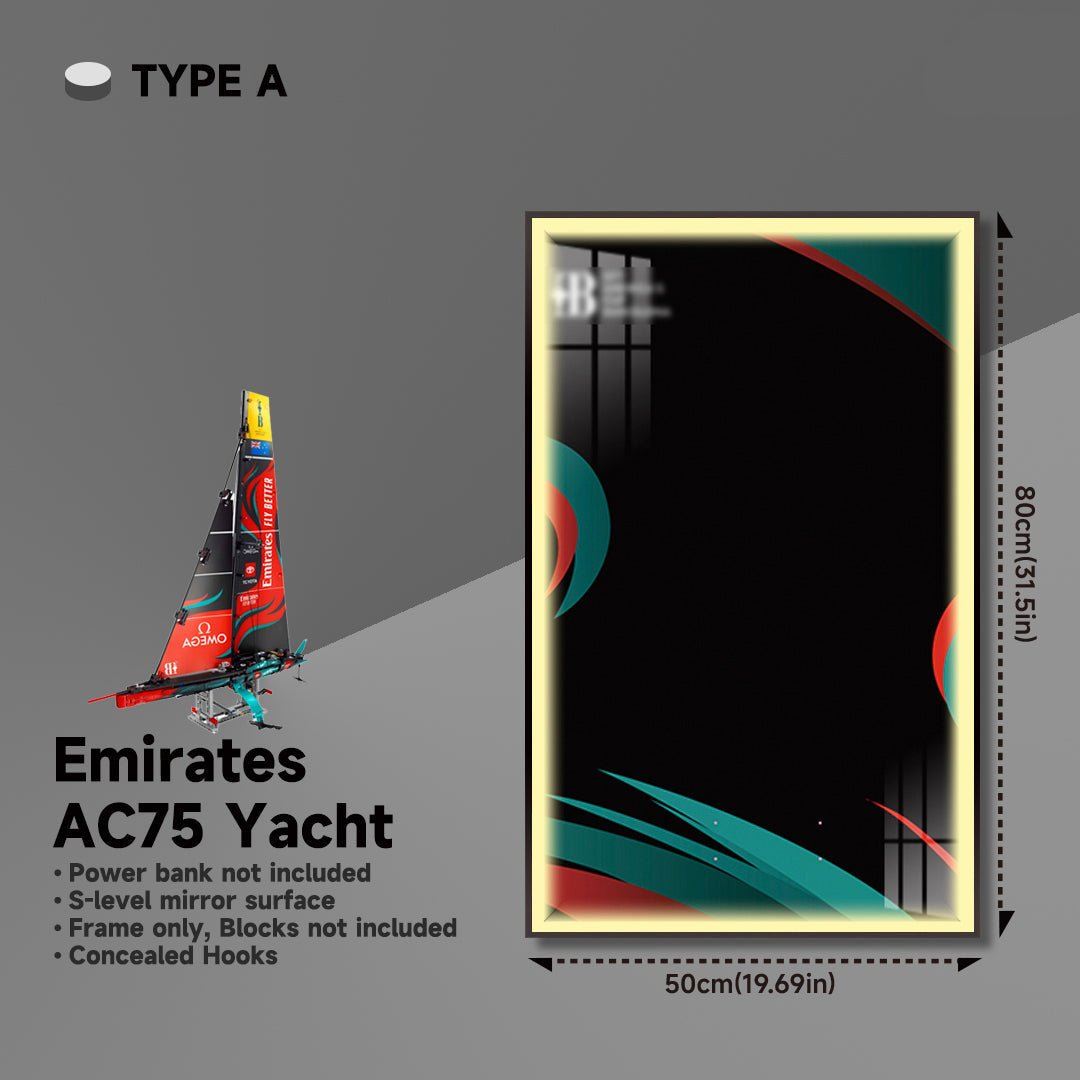 Wall Frame Display for Lego® Emirates Team New Zealand Boat - brickzonehub
