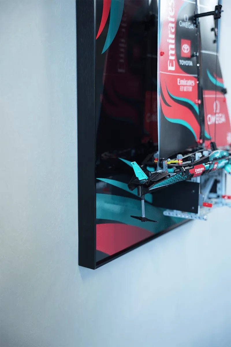 Wall Frame Display for Lego® Emirates Team New Zealand Boat（42174） - brickzonehub