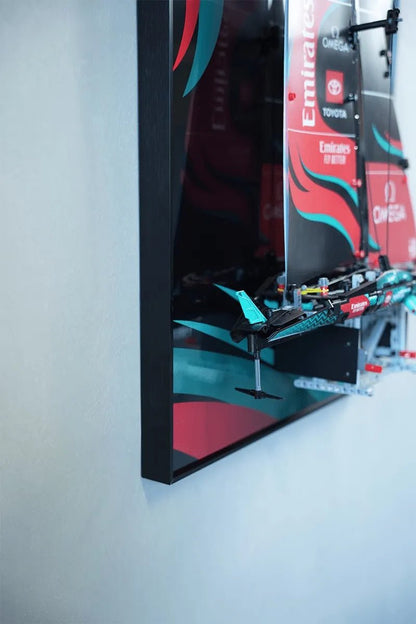 Wall Frame Display for Lego® Emirates Team New Zealand Boat（42174） - brickzonehub