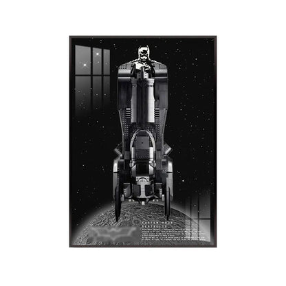 Wall Frame for Lego® 1989 Batmobile Display 76139 - brickzonehub
