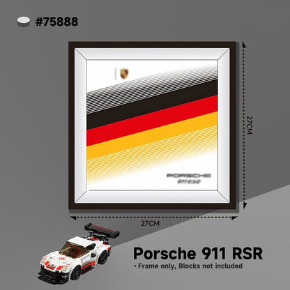 Wall Mount Display Box for LEGO® Speed Champions – Supercar Team Edition - brickzonehub