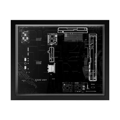 Wall - Mount Display Frame for Game Boy Console & Cartridges 72046 - brickzonehub
