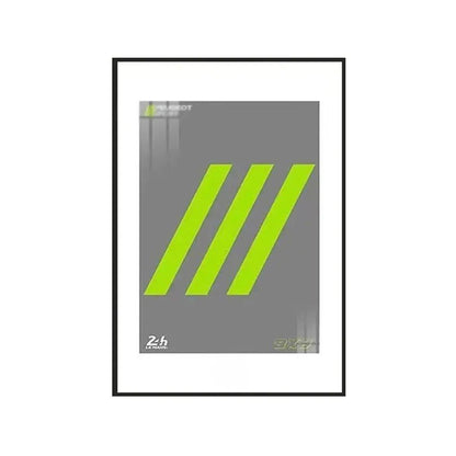 Wall - Mounted Display Frame Compatible with LEGO® Peugeot 42156 - brickzonehub
