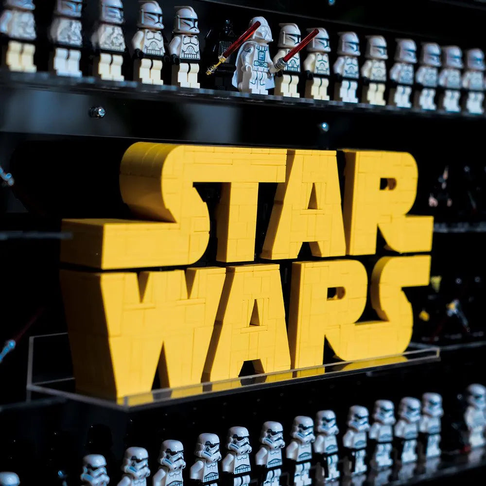 124 LEGO® Star Wars™ Minifigures Wall Display Case