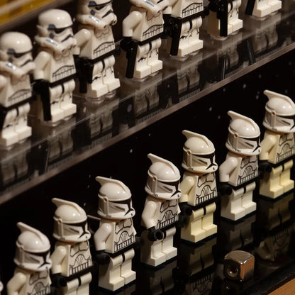 124 LEGO® Star Wars™ Minifigures Wall Display Case