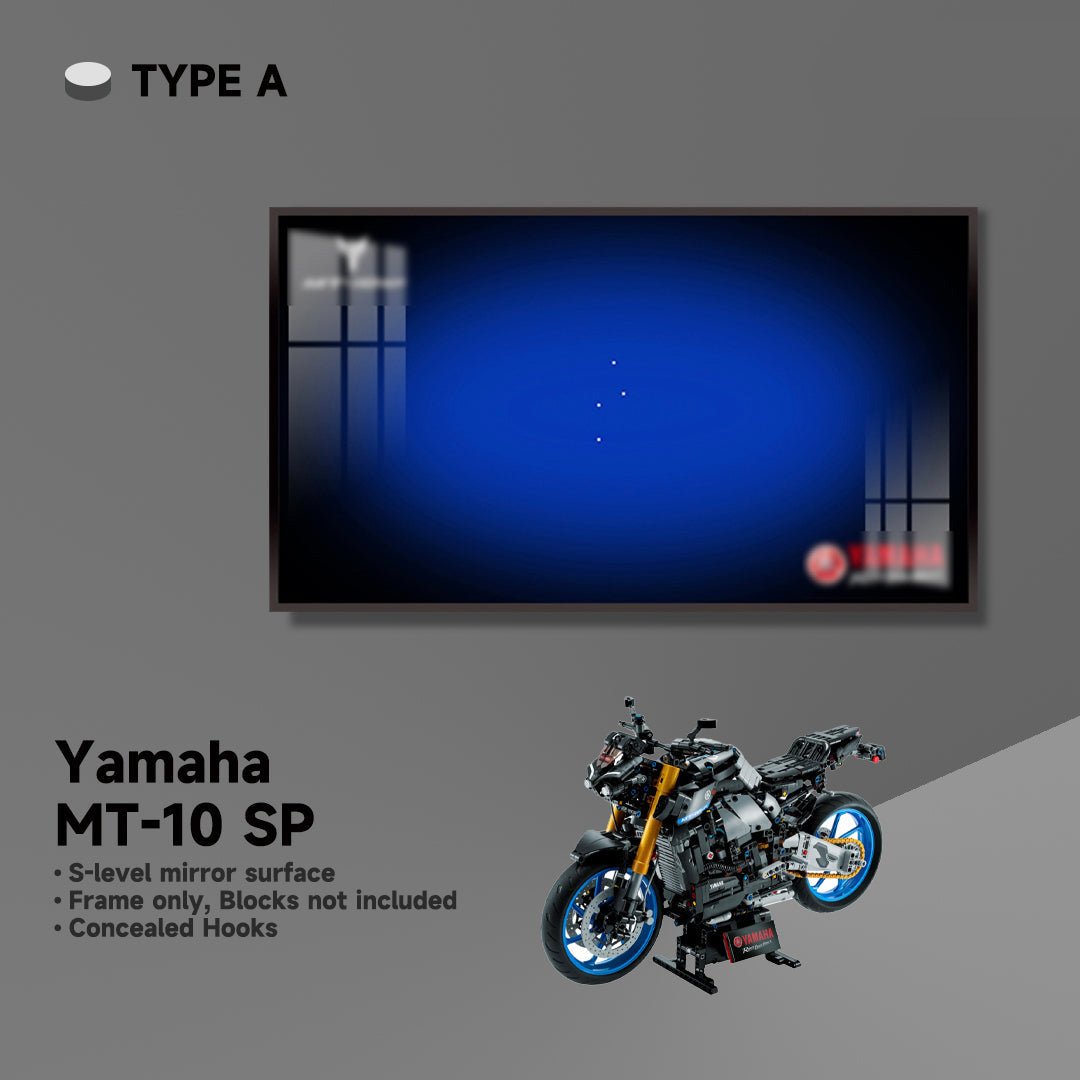 Yamaha MT - 10 SP Display Frame for Lego® Motorcycle Model - brickzonehub