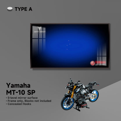 Yamaha MT - 10 SP Display Frame for Lego® Motorcycle Model - brickzonehub